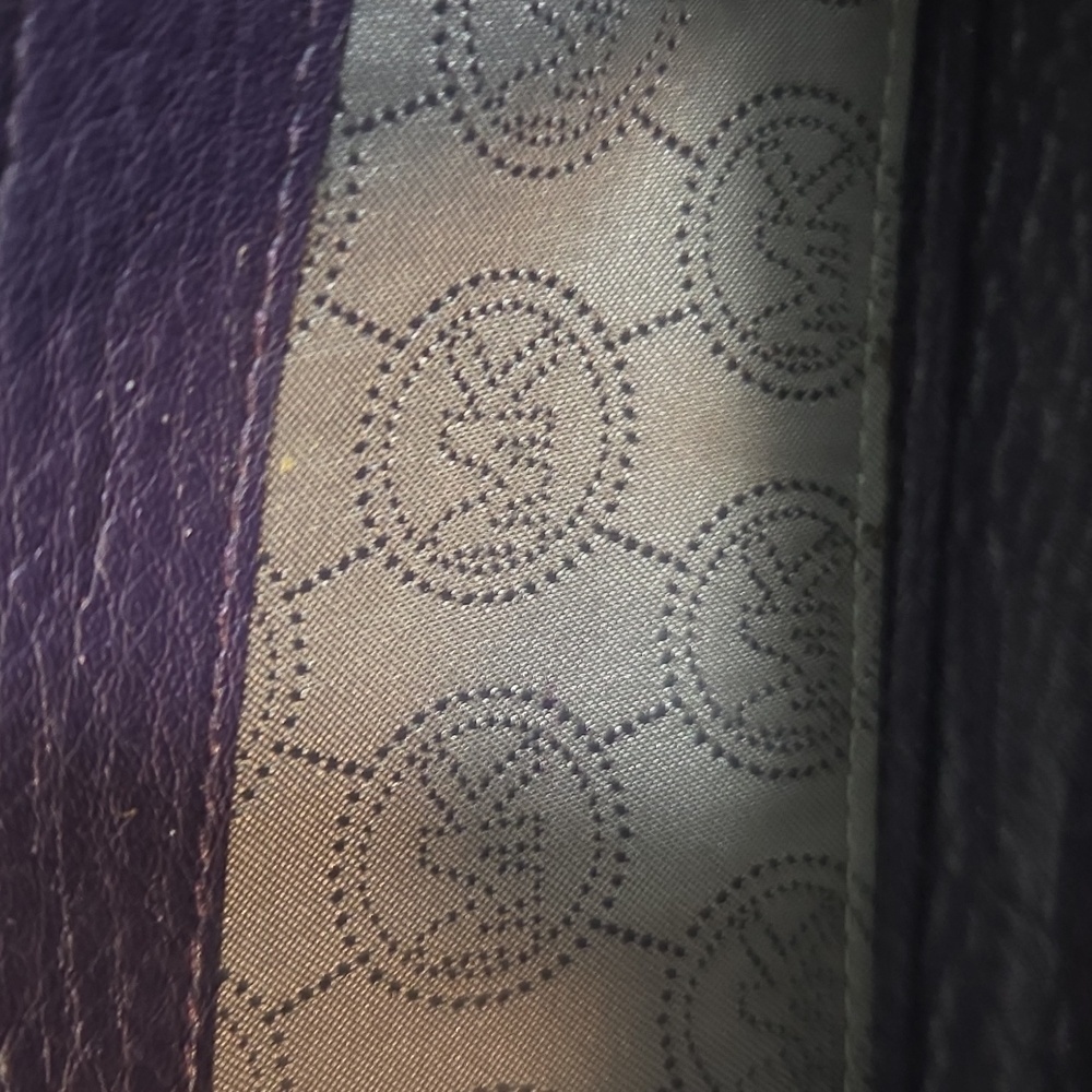 Michael Kors Eggplant Purple Leather Wallet - Picture 7 of 7